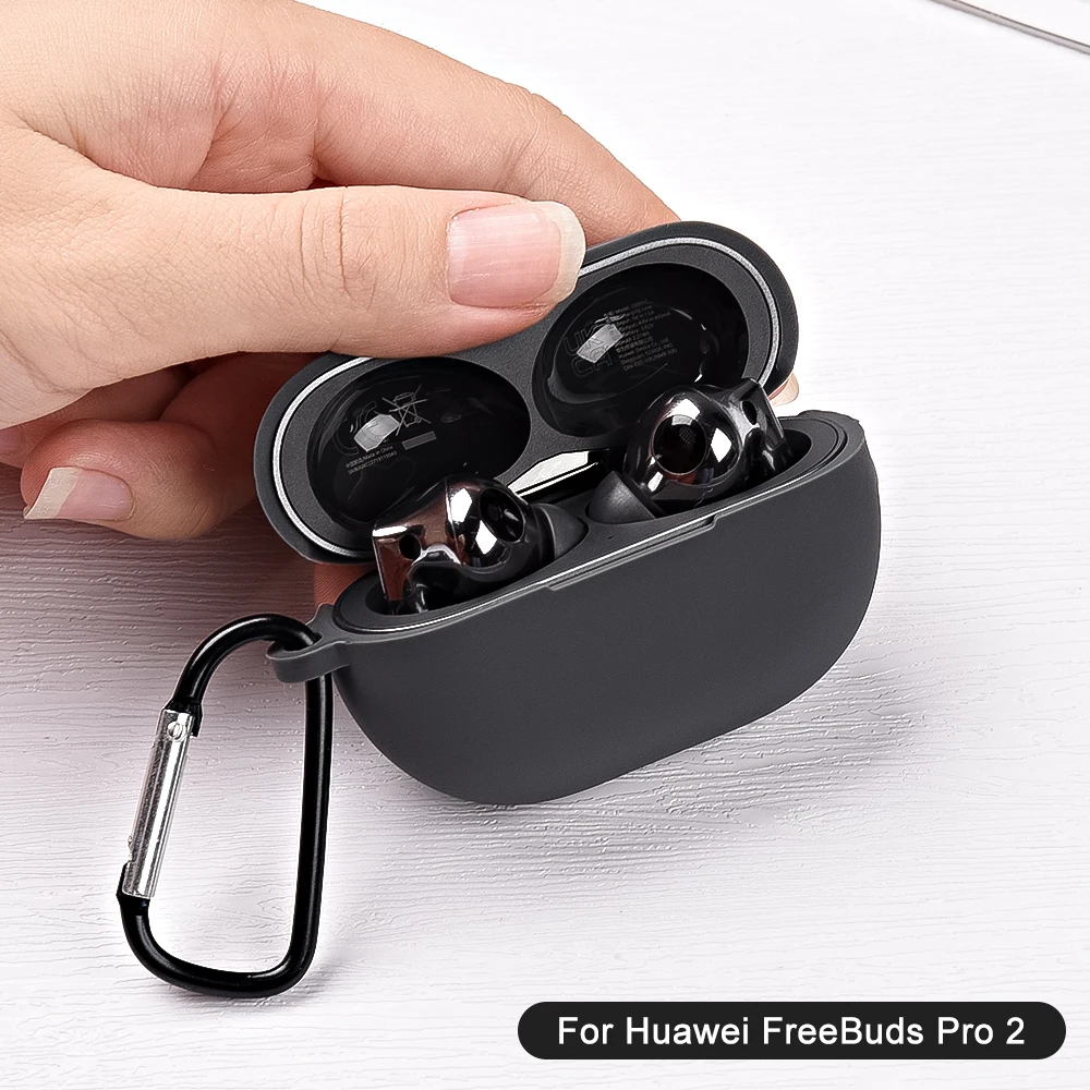 Per Huawei Freebuds Pro 2 Cassa In Silicone Liquido Custodia Auricolare Per Huawei Freebuds Pro 2 Pianura Di Colore Morbido Copertura Protettiva Funda
