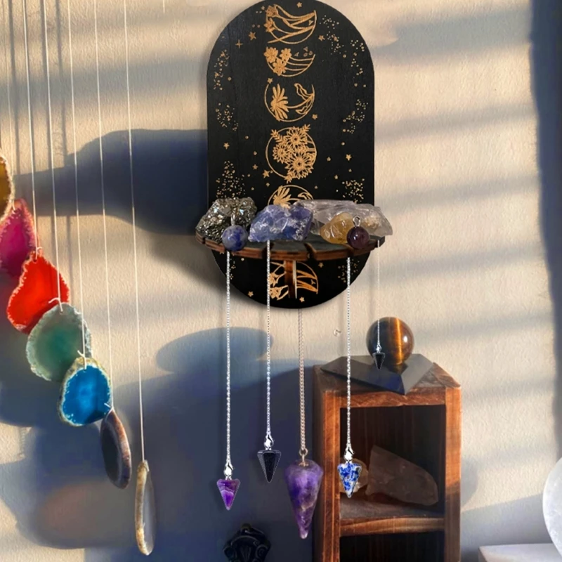 Bohemian Style Crystal Shelf Stand 2
