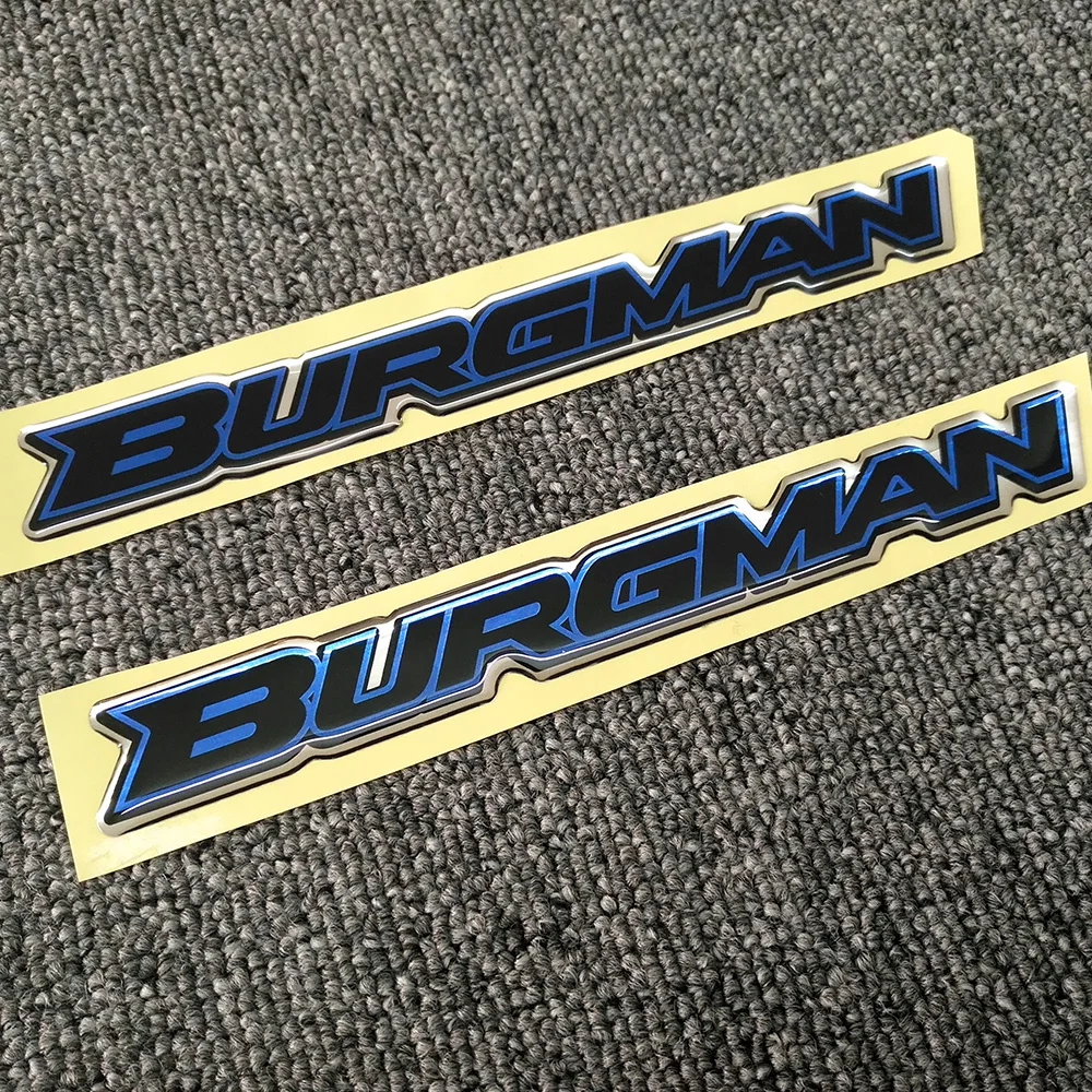 For Suzuki Burgman AN125 AN200 AN400 AN650 Motorcycle Emblem Badge Logo Decals Scooter Stickers 125 200 400 650
