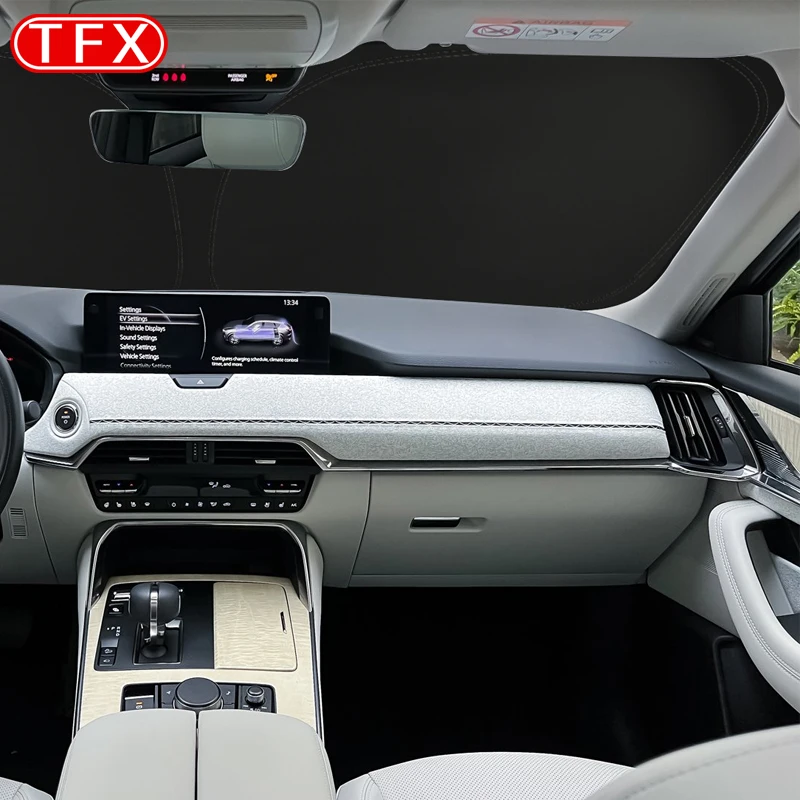For Mazda CX60 CX-60 CX 60 2022-2023 Car Nano-Insulat Windshield Sunshade Front Window Sun Shade Visor Auto Interior Accessories