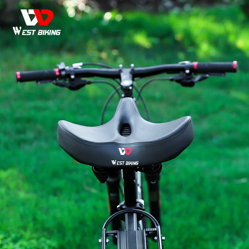 Selle de vélo - Coussin de selle souple - Selle ergonomique Shock VTT Vélo  de route