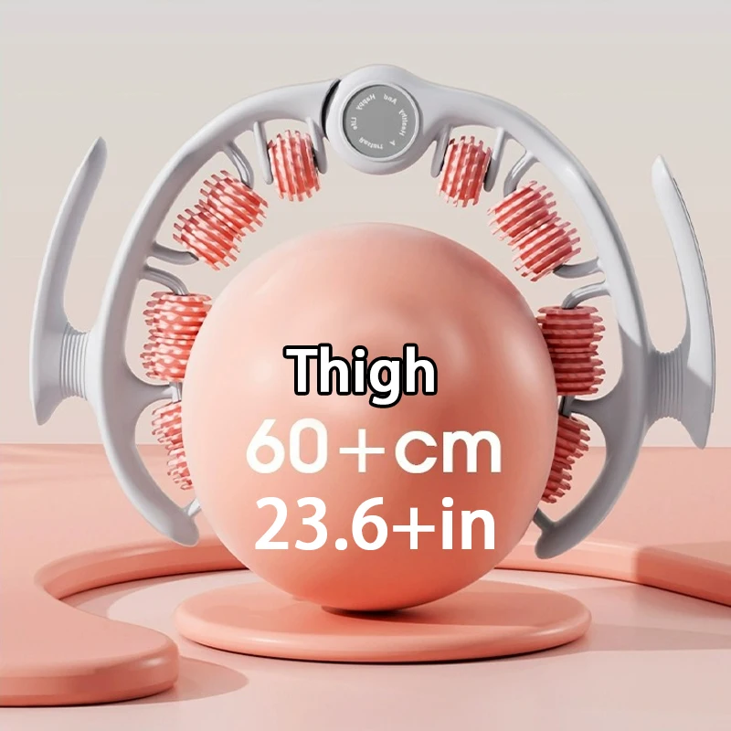 Circular leg clamp roller silicone slim calf massager leg muscle elimination yoga fitness training auxiliary equipment
