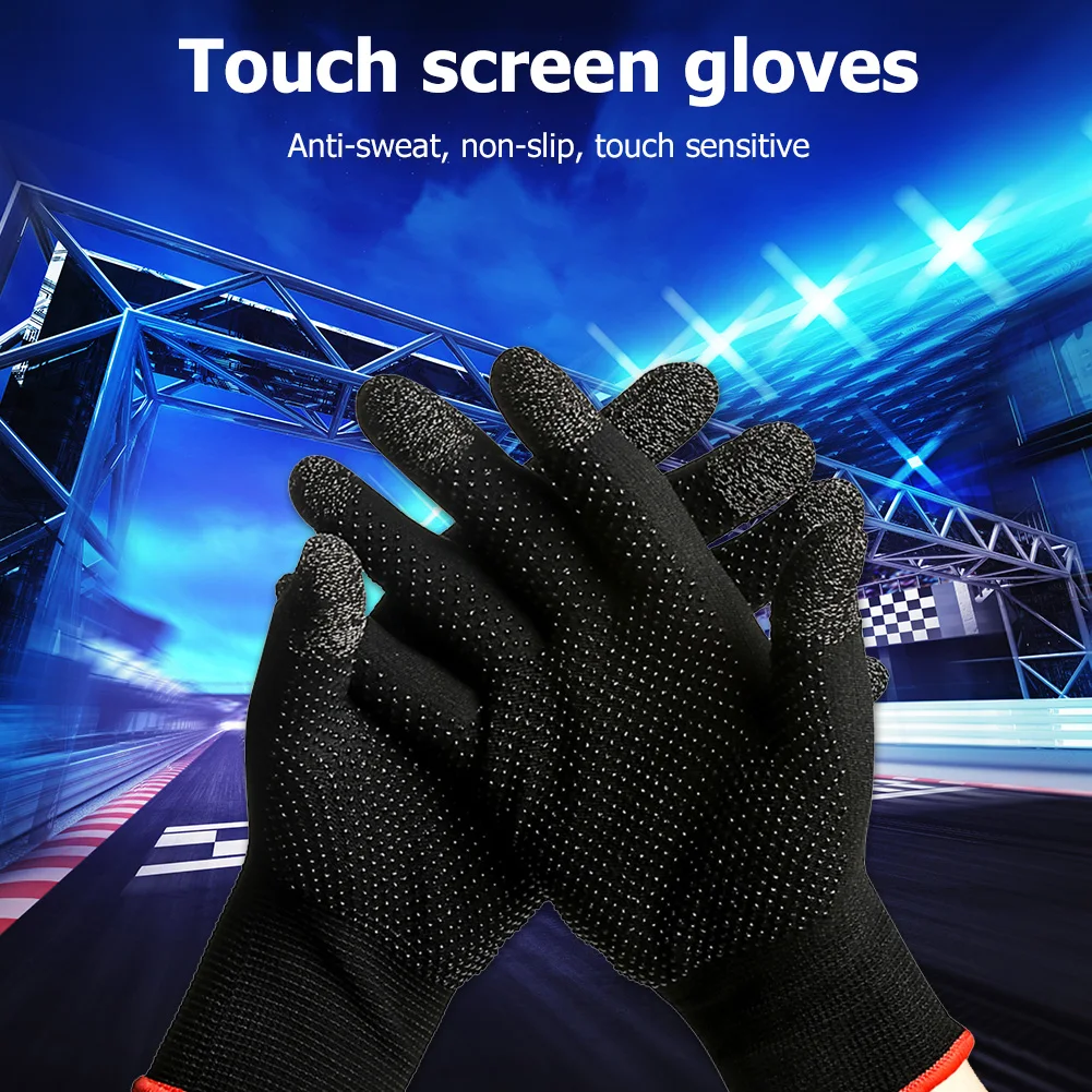 Unisex Anti Slip Touch Screen Gloves Breathable Sweatproof Knit Thermal Gloves Motorcycle Gloves Sports Full Finger