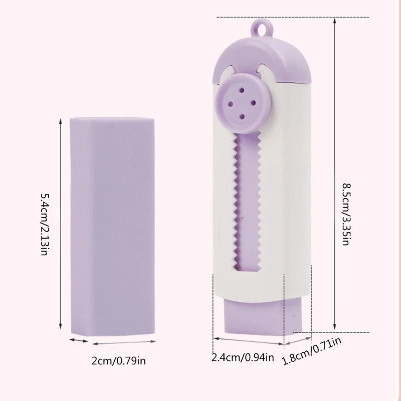 슬라이딩 개폐식 연필 지우개 학생용 쉽게 지우는 리필 지우개