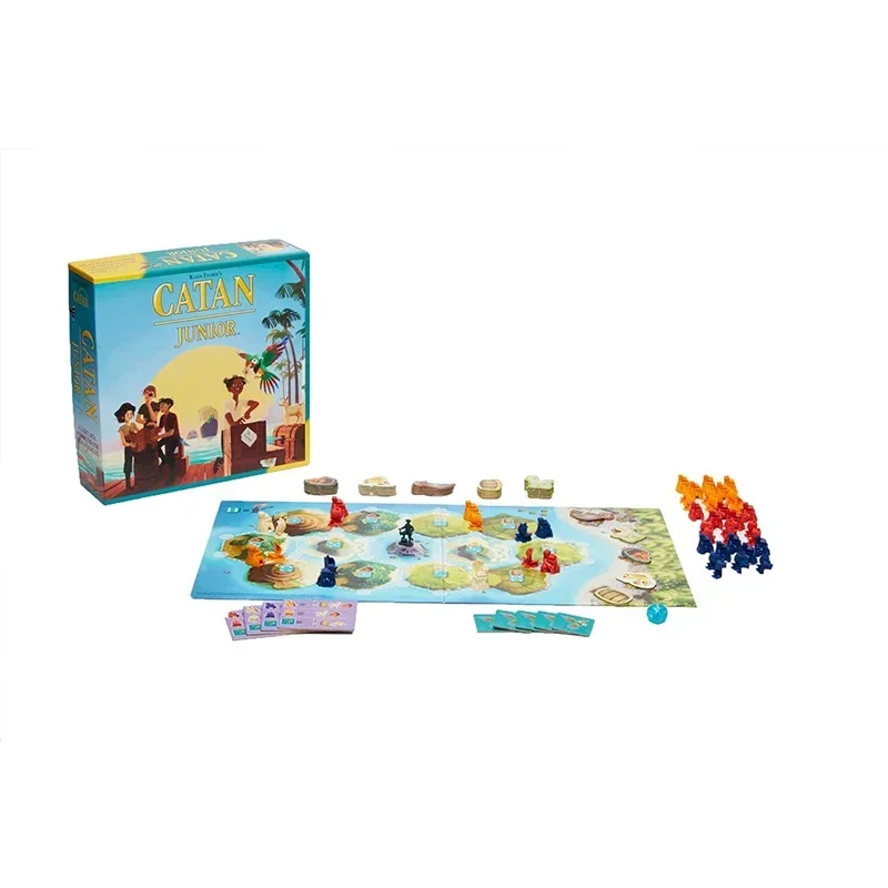 Catan Studios Catan Junior/Family edition Board Game Adventure for Children adults and Family 2-4 people party card games 3