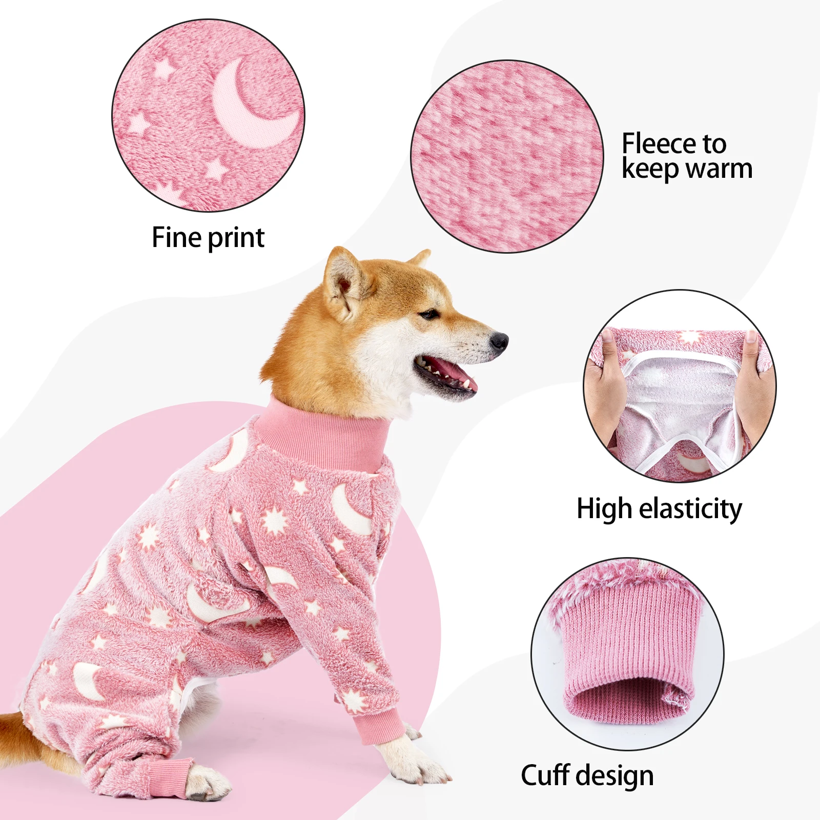 Fleece Pajamas Thick Warm Winter Dog Clothes Dogs Cats Everything