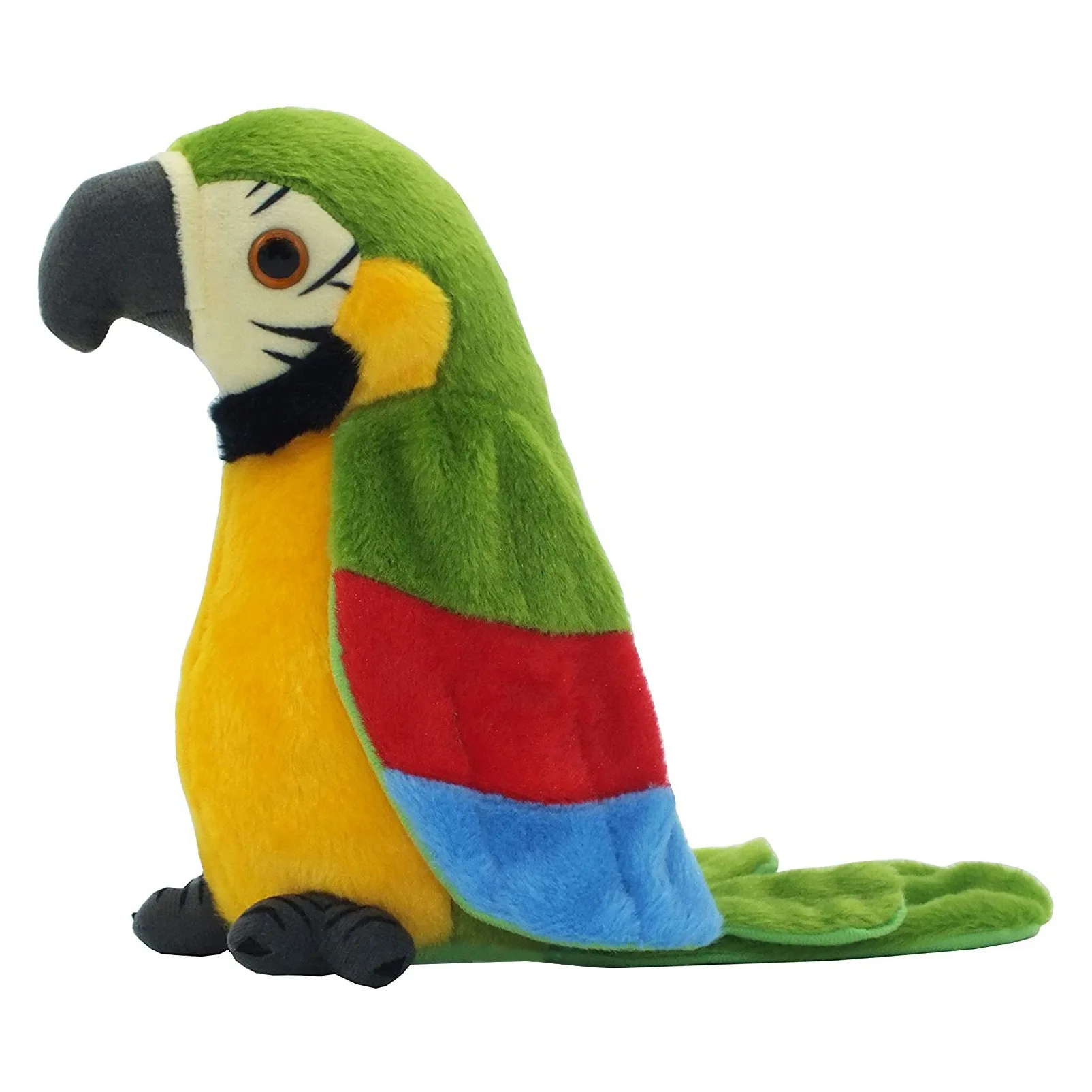 

Talking Parrot Repeats What You Say Plush Animal Toy Electronic Parrot Toy Plush Toy Parrot Toys Best Gifts for Kids B