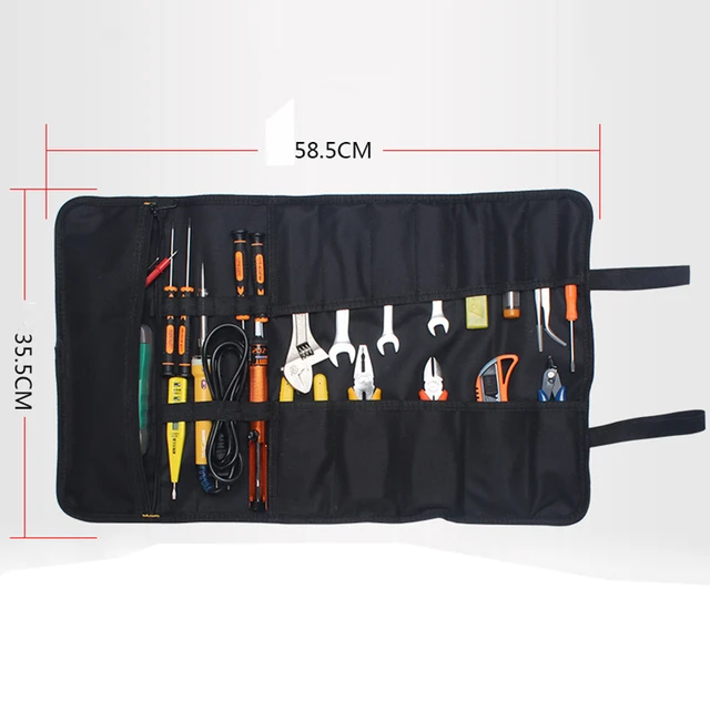 New Multifunction Oxford Cloth Folding Wrench Bag Tool Roll Storage Portable Case Organizer Holder Pocket Tools Pouch 5