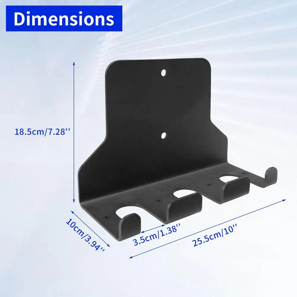 Description Picture 6 of itemBarbell Rack Wall Mount Vertical Home Gym Bar Holder Gym Bar Holder Wall-Mounted Space-Saving Powder Coated Holder For Durabilit