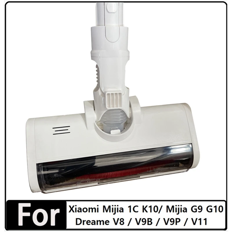 

For Xiaomi K10/G10 Xiaomi 1C/ Dreame V8/V9B/V9P/V11/G9 Vacuum Cleaner Parts Electric Floor Brush Head With LED Light