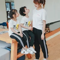 Summer Baby Boy Clothes Casual Children Girls Side Stripe Pants Kid Jogging Sports Patchwork Bottom Kid Fashion Tracksuits 5