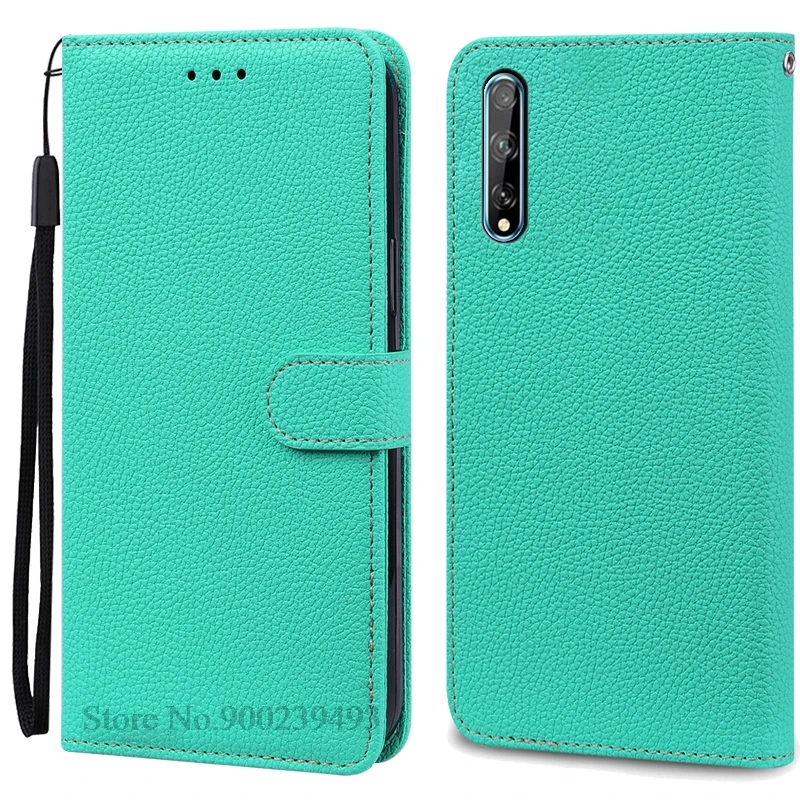 Luxurious Soft TPU Leather Flip Wallet Phone Case with Strap and Card Slots