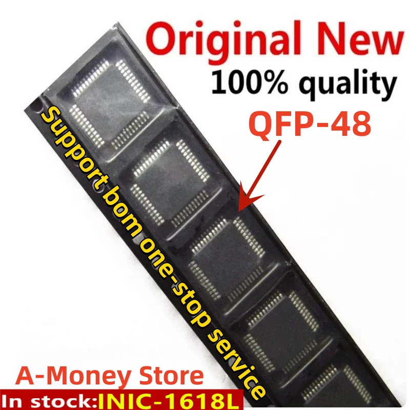 (5-10pcs)INIC-1618L-A25 INIC-1618L QFP-48