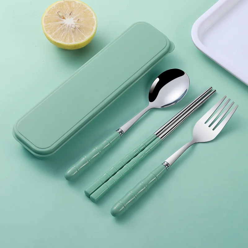 Stainless Steel Spoon Cutlery Set for Students Office