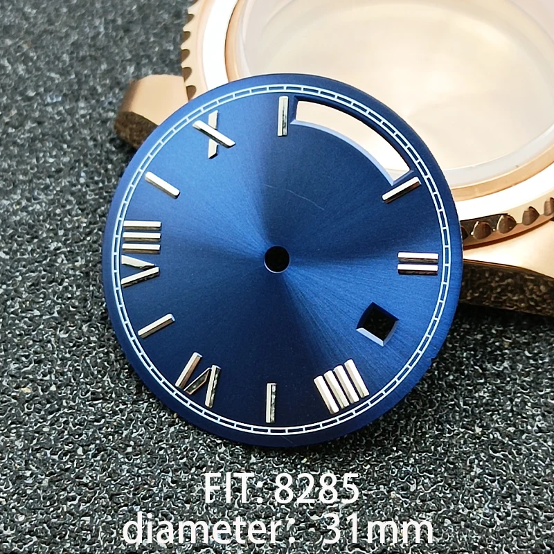 Sterile Single Date Watch Dial - 31mm Diameter for 8285 Movement Accessories