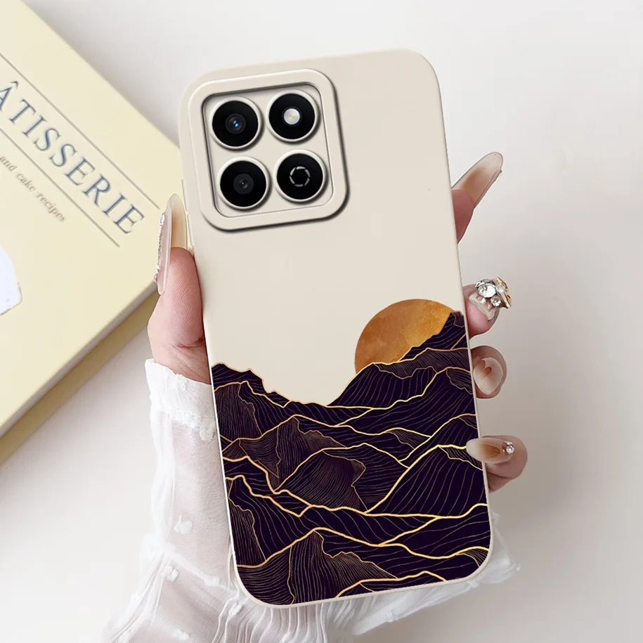 Shockproof Fashion Bowknot Marble Soft Liquid Silicone Case