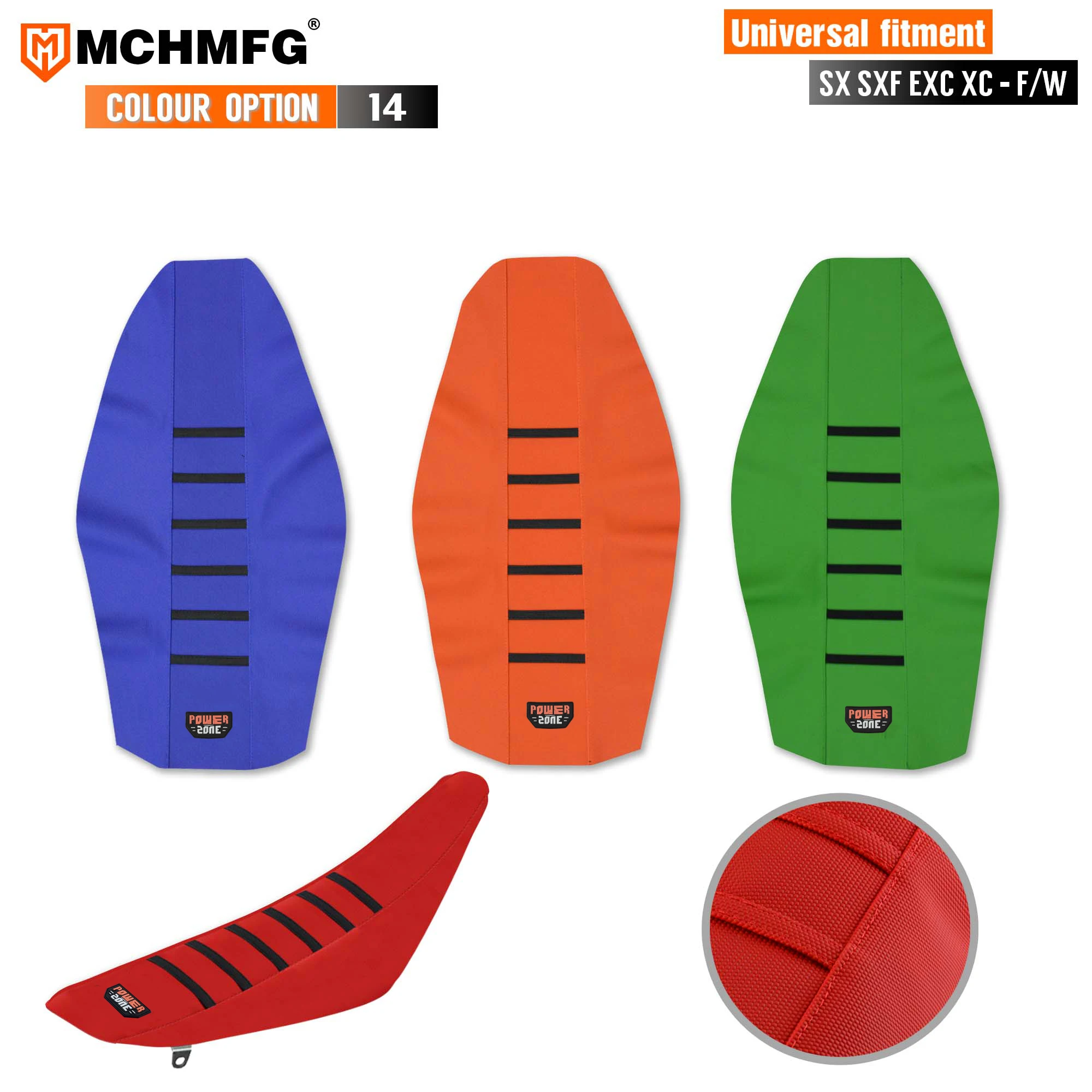 Waterproof Antislip Motorcycle Seat Cover Cushions Set
