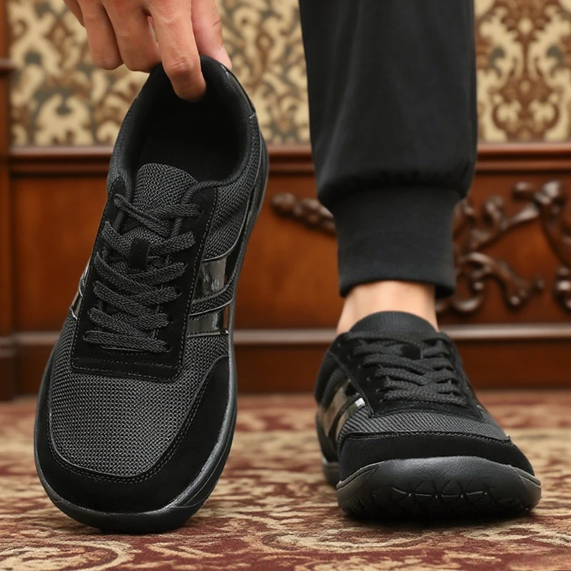 Mens Minimalist Barefoot Trail Shoes - Breathable Slip-On Sneakers