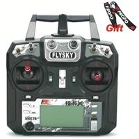 Flysky FS-i6X 2.4GHz 10CH AFHDS 2A RC Transmitter with FS-IA6B FS-X6B FS-iA10B Receiver for RC Drone Airplane Helicopter Mode 2 2