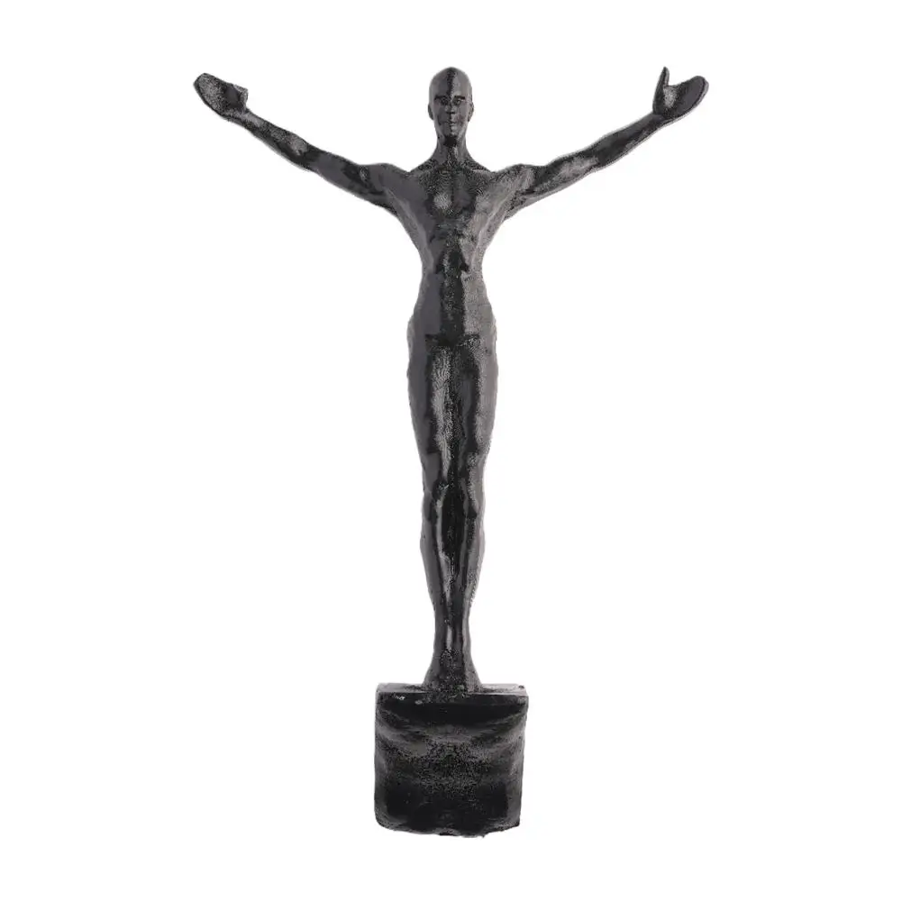Kletternder Sportler Mann Kunst Sport Wanddekoration Ornamente Heimfiguren Miniaturen Felskletternder Mann Harz-Skulpturen Statue ﻿ – Detail 7