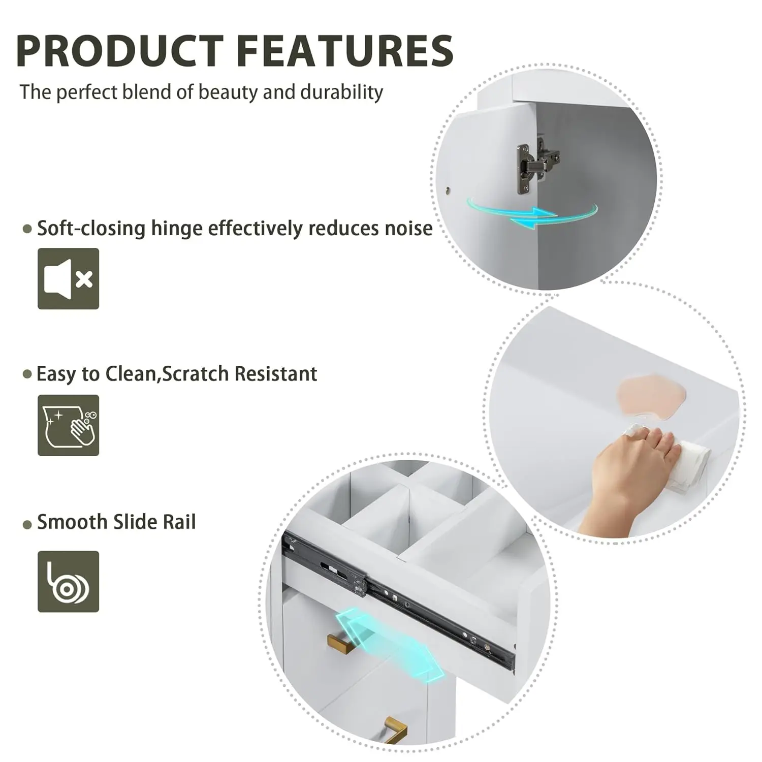 Herringbone Vanity Cabinet 5