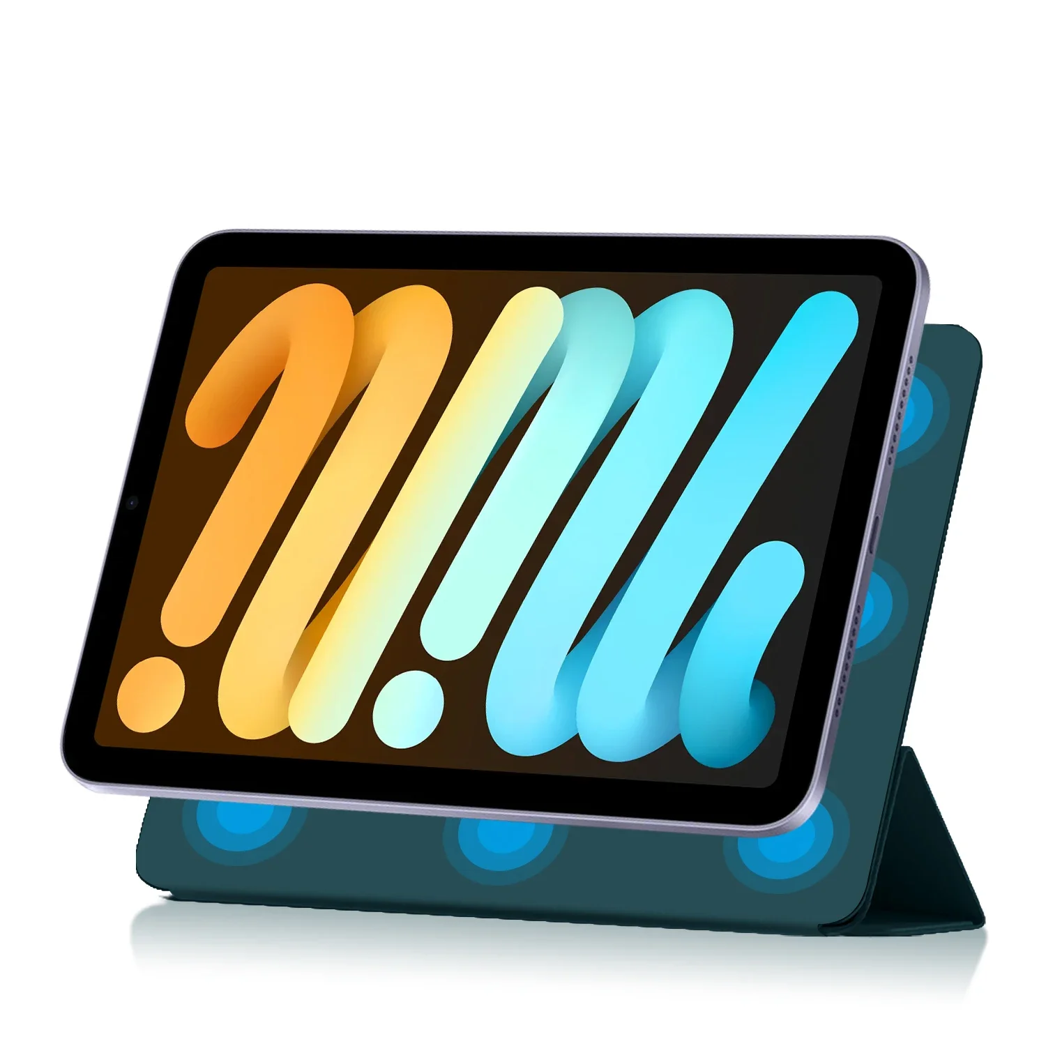 Premium Magnetic Leather Smart Tablet Case with Foldable Cover