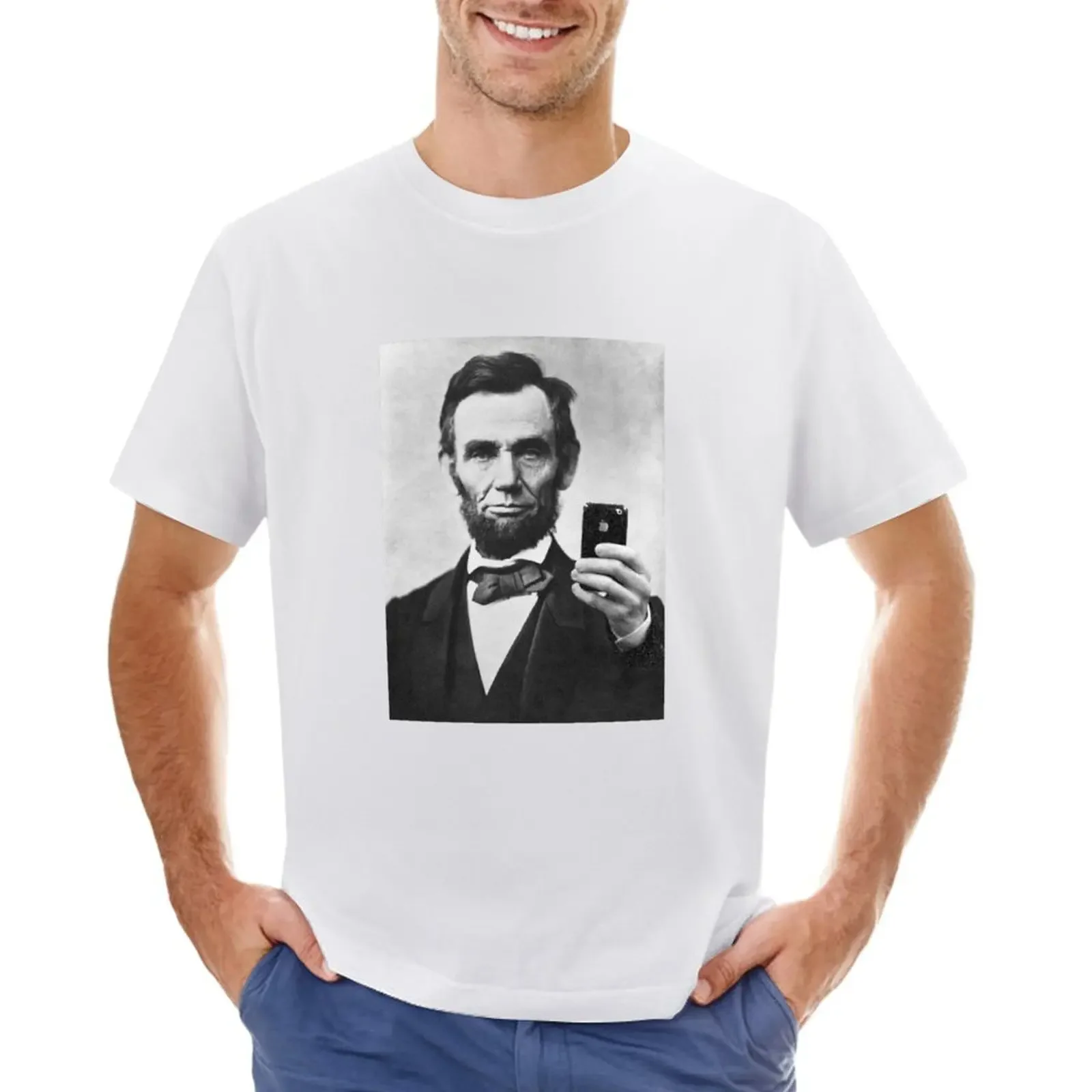 

Abraham Lincoln T-shirt new edition anime Men's t-shirts