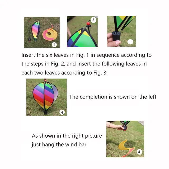 Kerti Udvari Dekoráció Gyep Szélmalmok Kültéri Dekorációk Pinwheels Szélfutók Hőlégballon Whirlygig Játékok - Image 4