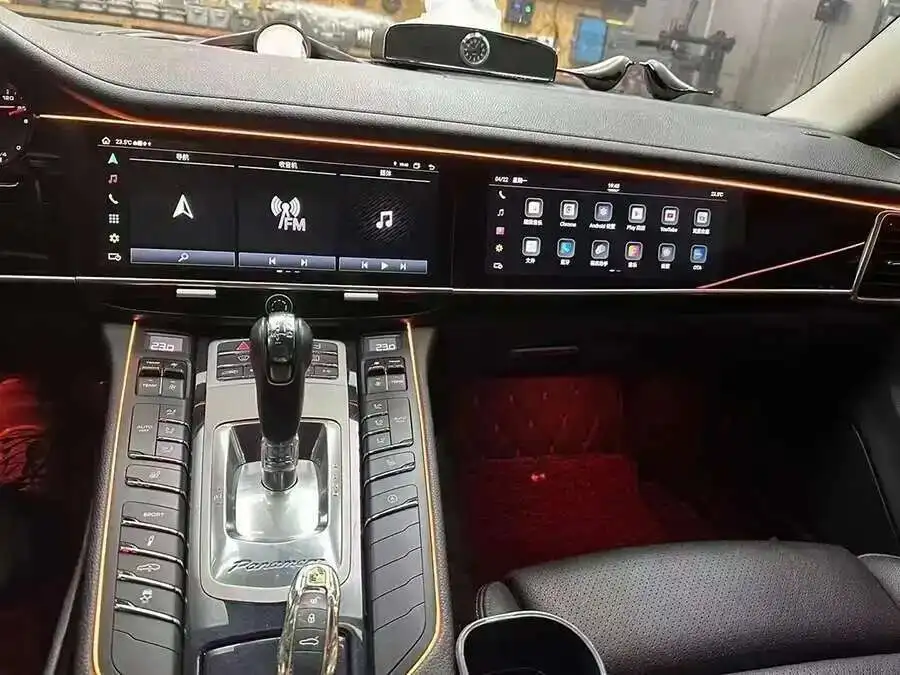 Carplay For Porsche Panamera 970 Upgraded Interactive Dual Screen 12.3 Inch + 11