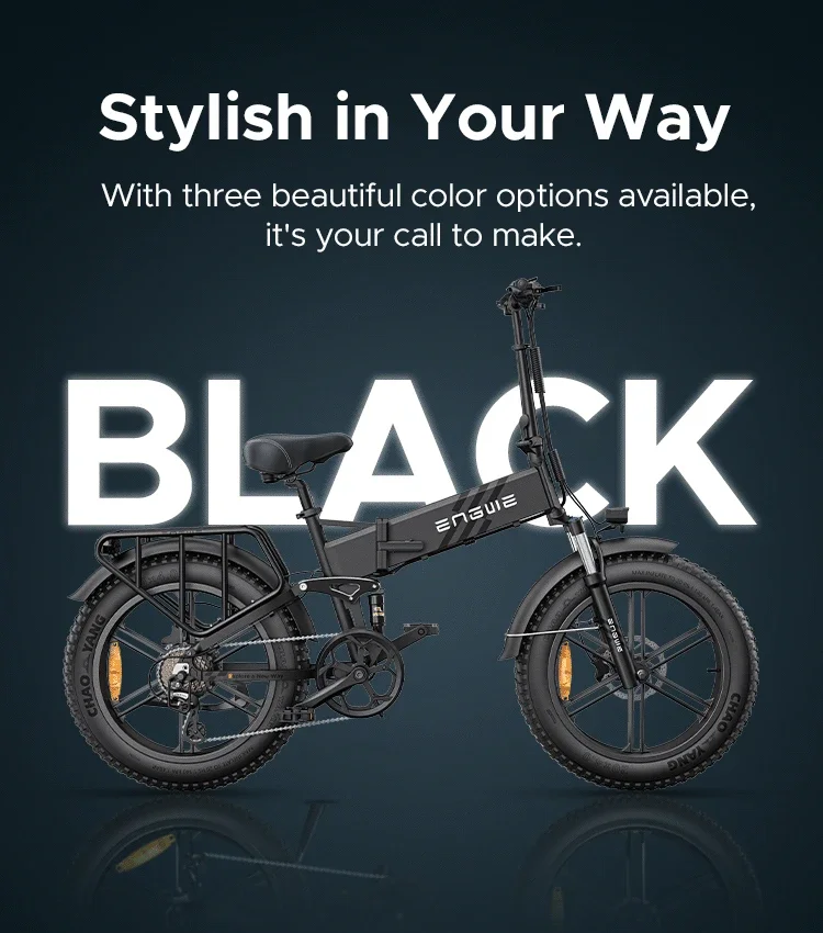 E-Bike 750W Brushless Motor 52V16AH Lithium Battery Folding Electric Bicycle 20-Inch Fat Tire All terrain Electric Bike