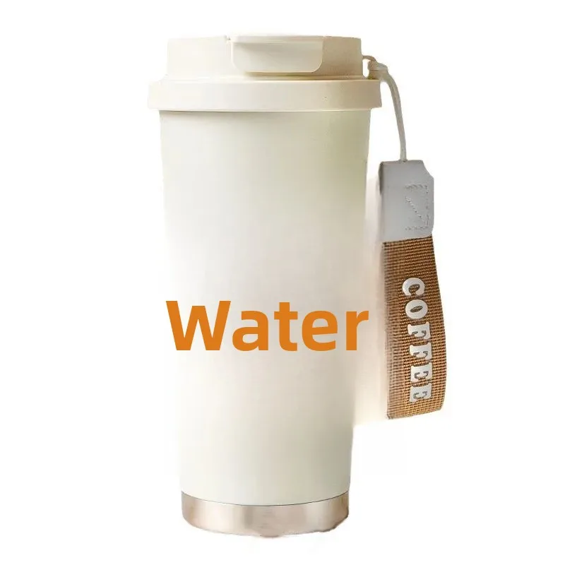 ترمس قهوة وشاي ذكي، عرض درجة الحرارة، مع مصفاة