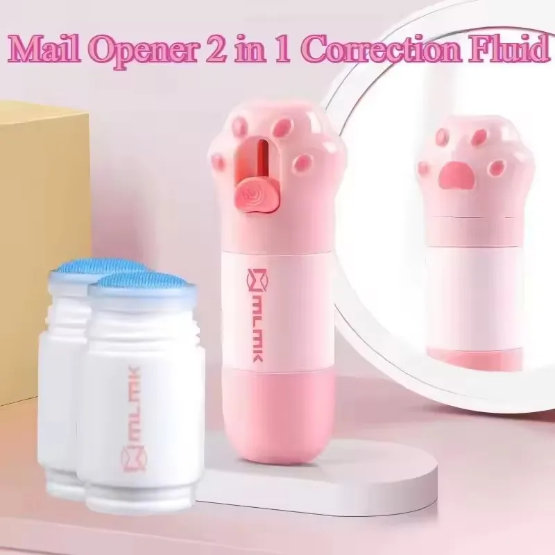 열감지지우개가 있는 언박싱 나이프, 편지 개봉기, 소형 박스 커터, 열감지지우개 데이터 보호 도구 (가정 및 사무실용)