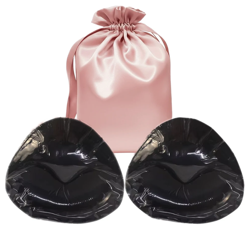 Double Sided Adhesive Bra Inserts Push Up Sticky Bra Pads Cup Enhancer Breast Lift Stick on Bra for Sports Bra Swimsuit
