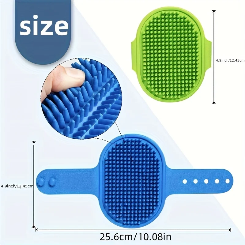 Pet Brush Cat Dog bath brush Dog Cat silicone massage Brush massage bath hand free cover Pet Grooming Glove
