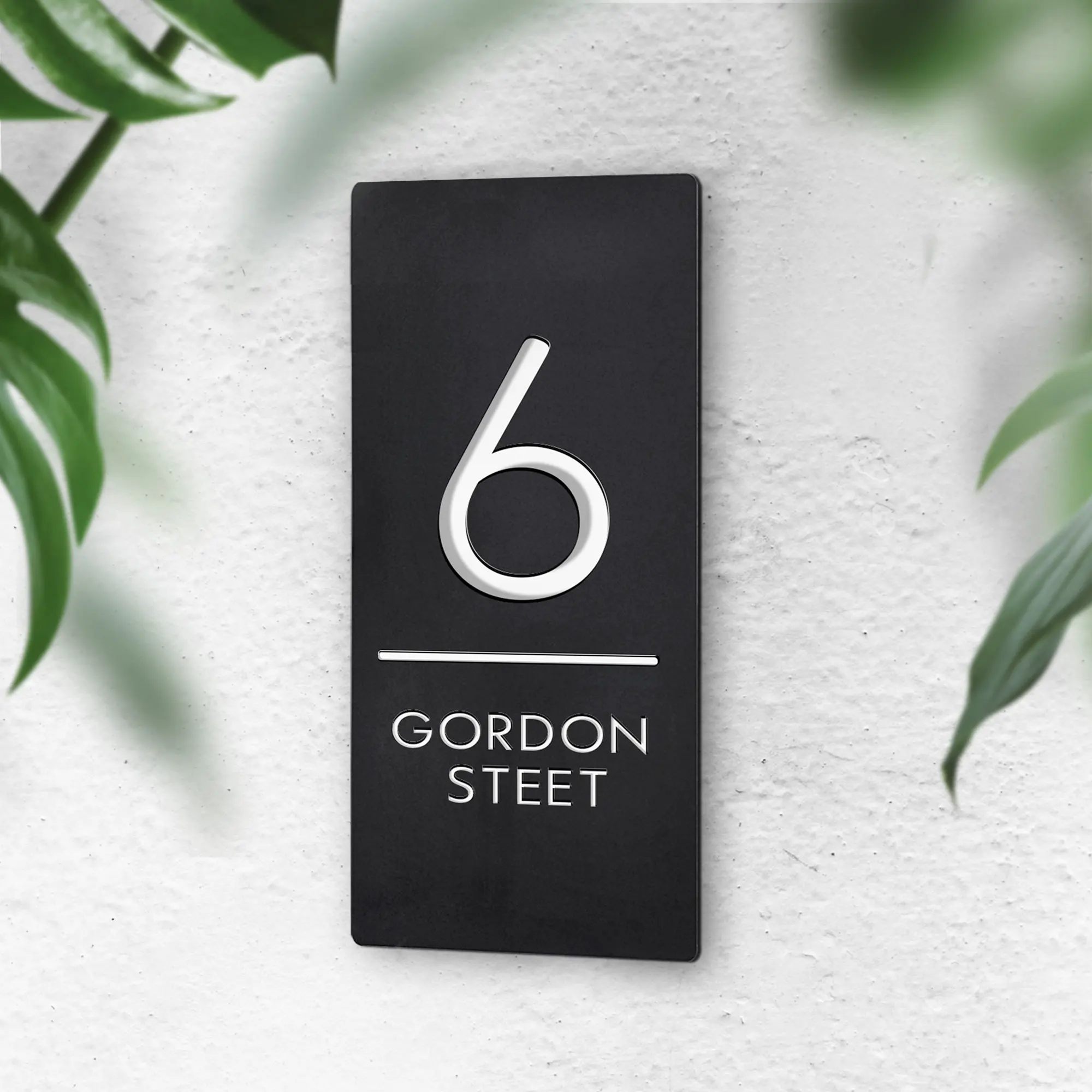 House Number Signs House Numbers Number Plate 3D acrylic personalized laser cutting digital House Number customized residential street number plate modern home outdoor