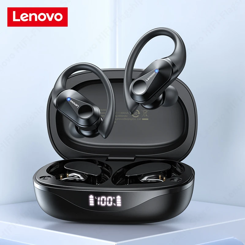 Lenovo LP75 Sports Bluetooth Earphones with Mics Bluetooth 5.3 Wireless Headphones HiFi Stereo Wireless Earbuds gaming headset