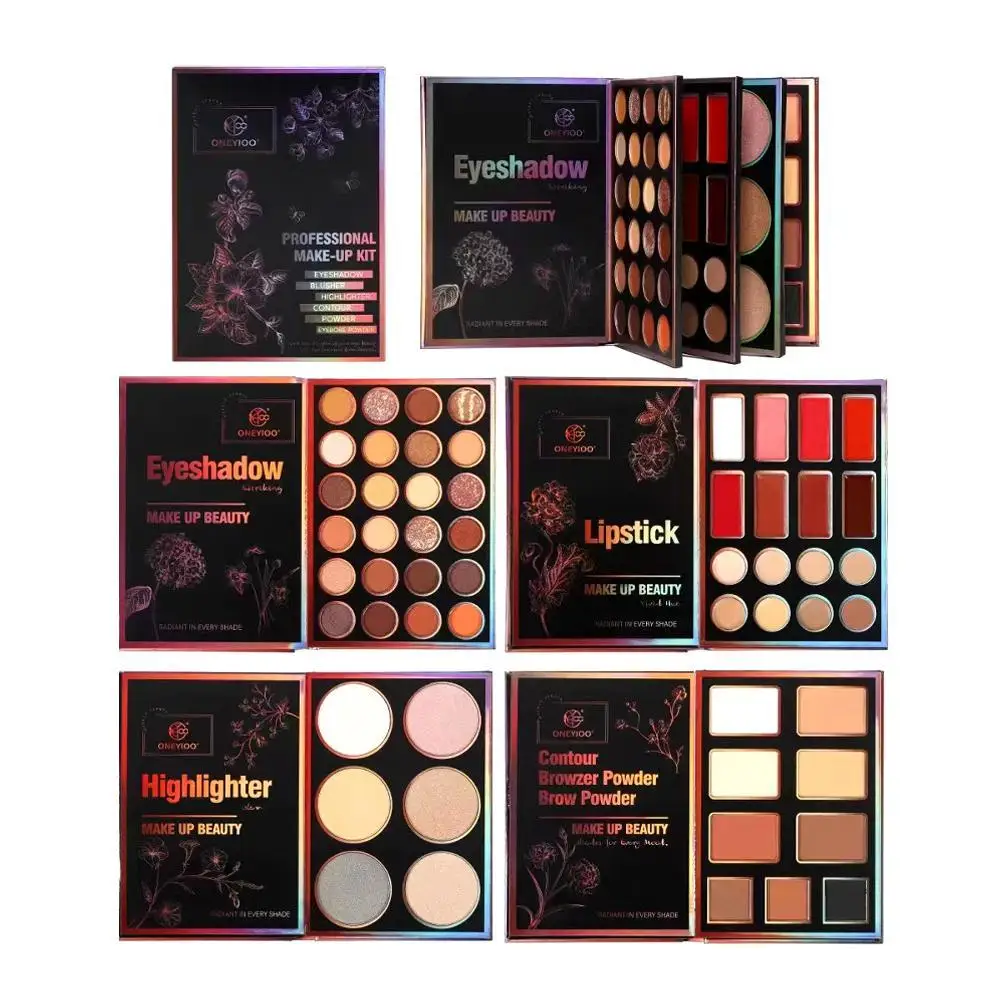 55 Colors Eyeshadow Palette Book Glitter Concealer Eyes Pigment Cosmetic Professional Makeup For Face Makeup Cute Cartoon
