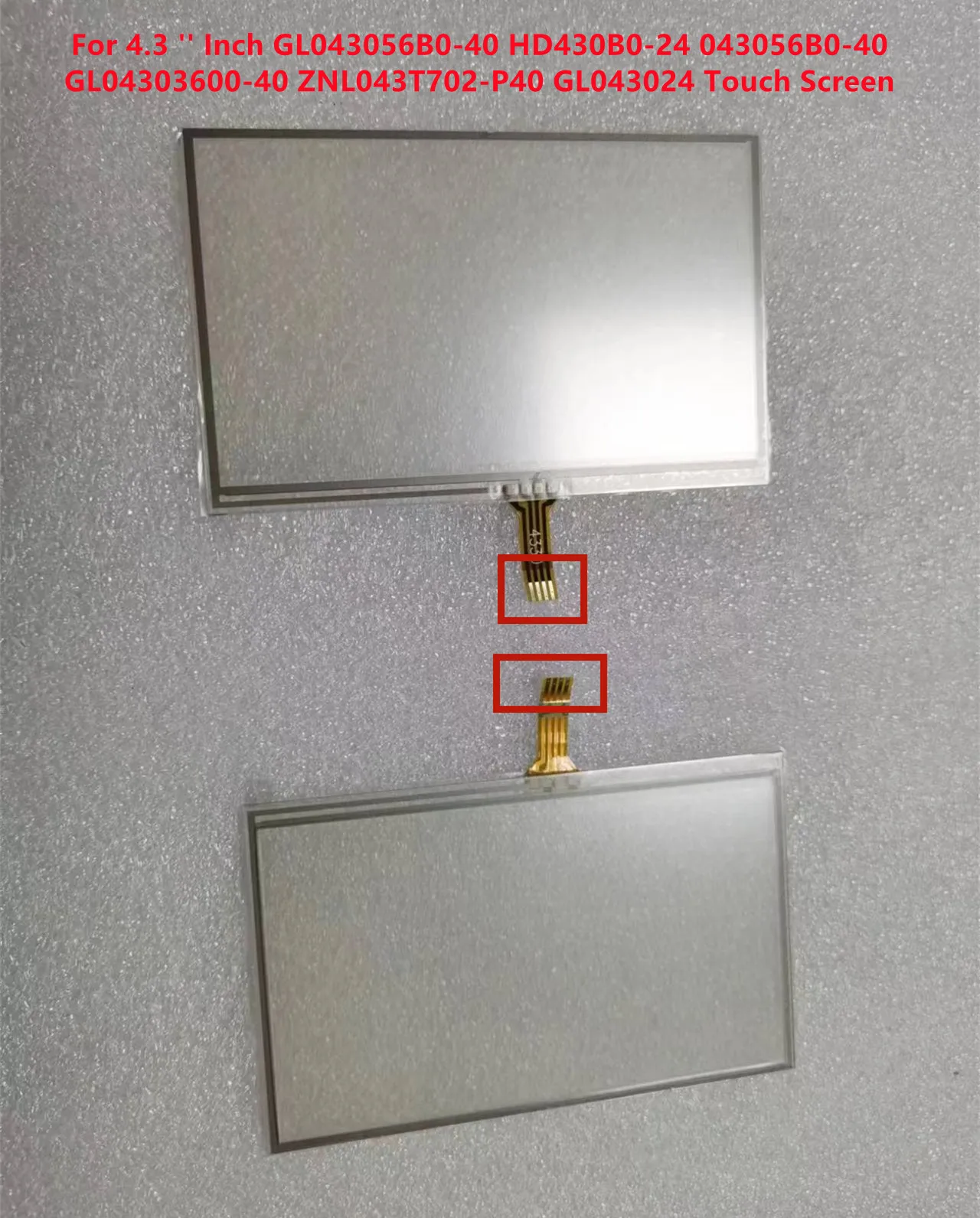 

Новинка, оригинал, 4,3 дюйма, для детской модели, 043056B0-40, Φ, GL043024, сенсорный экран, 100% протестирован