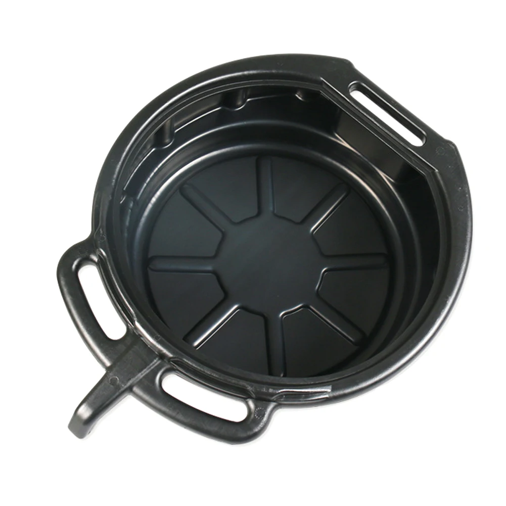 

10L Oil Drain Pan Waste Engine Oil Collector Tank with Handle Gearbox Oil Drip Tray for Car Repair Fuel Fluid Change Garage Tool