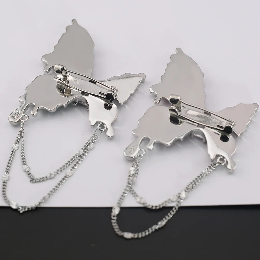 Personal butterfly men's and female brooch