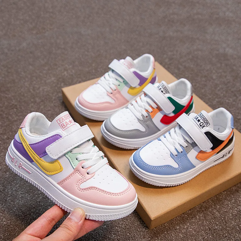 Sweet Children Soft Sports Shoes Spring Autumn New Breathable Board Shoes Boys Girls Fashion Sneakers Lovely Gifts for Kids 4