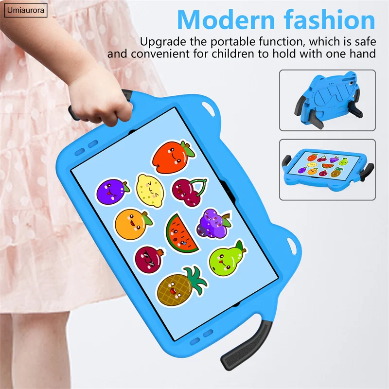 Kids EVA Shockproof Tablet Case with Stand - Durable Protective Cover