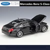 Welly 1:24 Mercedes Benz S-Class S500 Alloy Car Model Diecast Metal Toy Vehicles Car Model High Simulation Collection Kids Gifts 5
