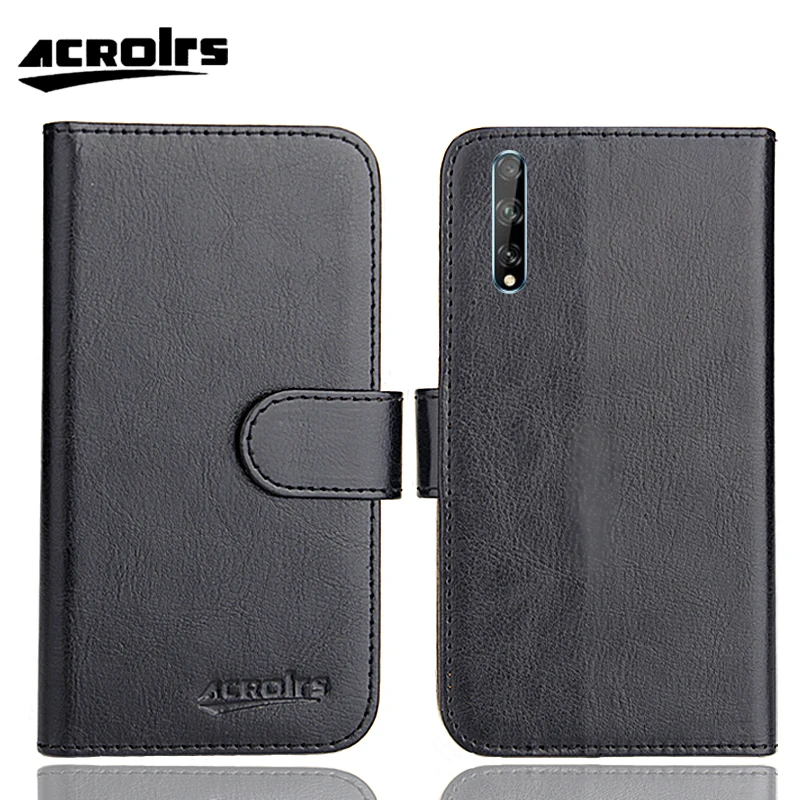 For Huawei Y8p Case 6.3" 6 Colors Ultra-thin Leather Protective Special Phone Cover Cases Credit Card Wallet