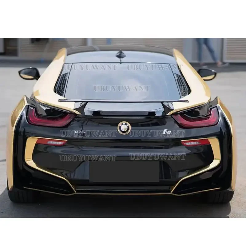 

UBUYUWANT Car Rear Spoiler Wing For BMW I8 2014 2015 2016 2017 2018 2019 Carbon Fiber Car Spoiler Rear Trunk Wing Boot Lid Lip