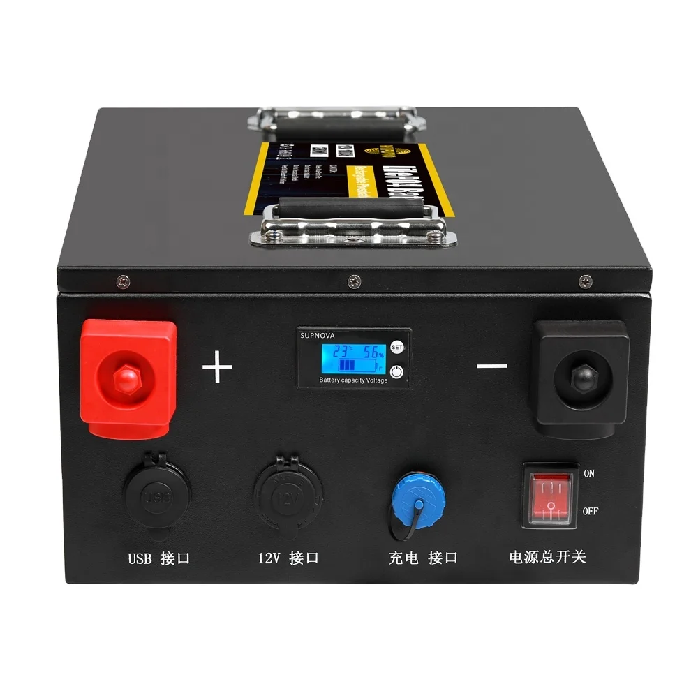 

UPS 12.8V200Ah Lithium iron Phosphate Battery with BMS for e car,e bike, e boat