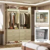 Closet System Closet Organizer, Wood Closet Organizer System, Walk-in or Small Closets Wardrobe, Clothes Rack, Wardrobes 2