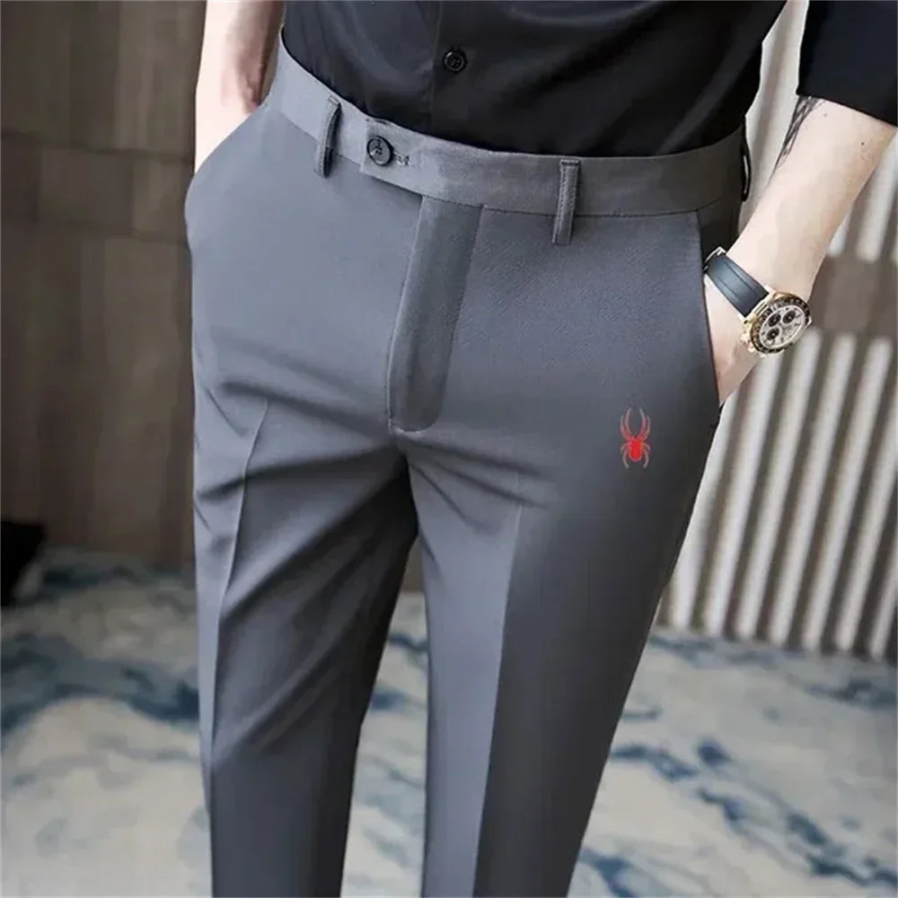 Golf Trousers Men's Slim-fit Dapdown Casual Pants Men's Korean-style Slim-fit Stretch Slim-fit Golf Sports Pants 2