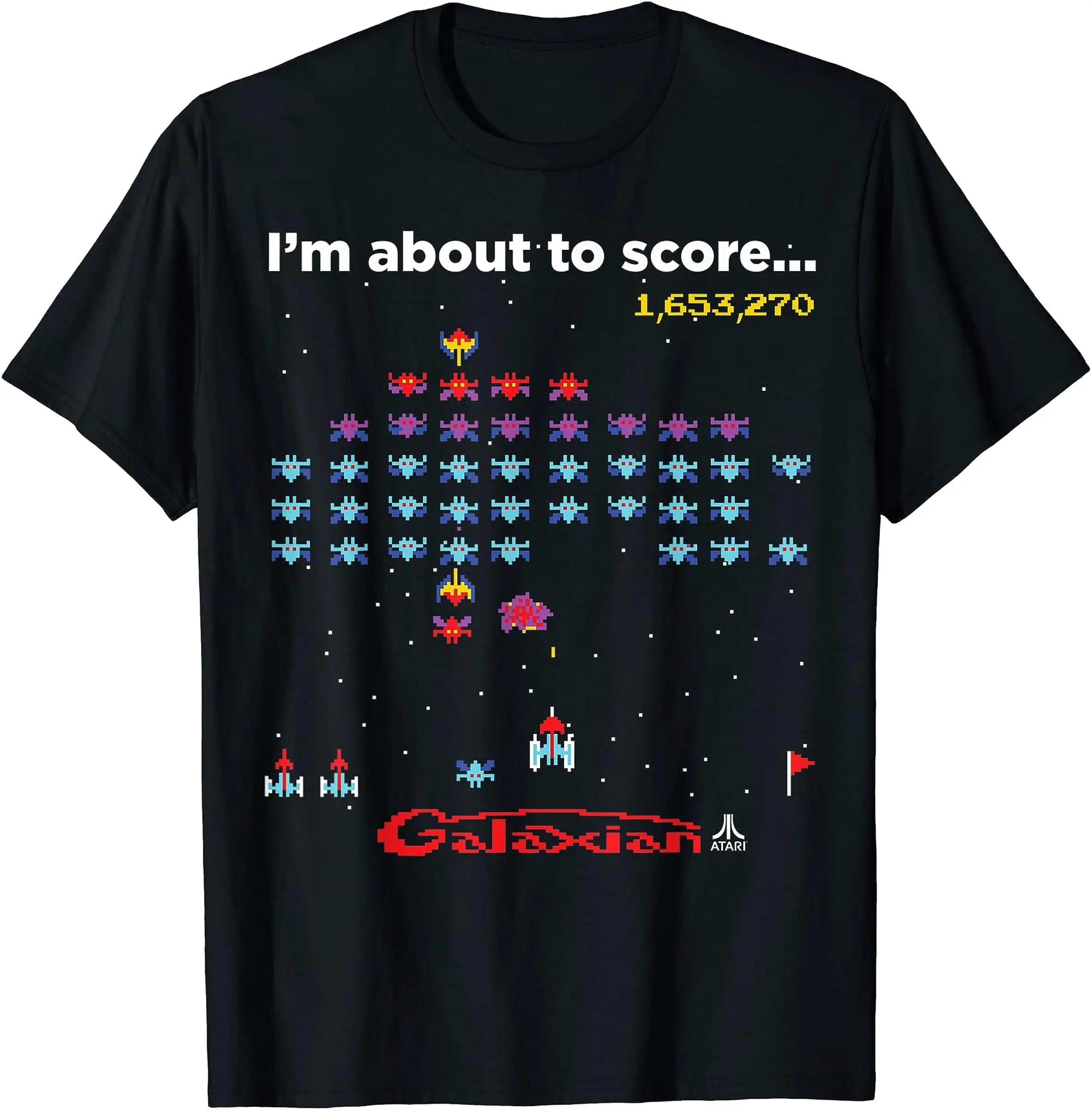 Retro 80s Arcade Alien Invasion Gamer T-Shirt