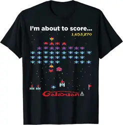 Retro 80s Arcade Alien Invasion Gamer T - Shirt - XXXL (Throwback)